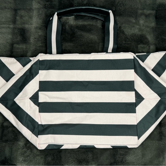 Victoria’s Secret Striped Tote | Pink and Black - Picture 12 of 12